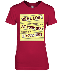 Real love funny quotes for valentine (2) Women's Premium T-Shirt Women's Premium T-Shirt - HHHstores