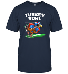 Cool Turkey Bowl _ Funny Thanksgiving Football Player Gift Men's T-Shirt