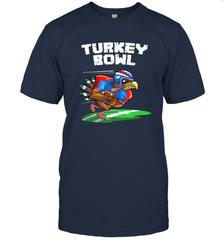 Cool Turkey Bowl _ Funny Thanksgiving Football Player Gift Men's T-Shirt Men's T-Shirt - HHHstores