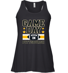 NFL Pittsburgh PA. Game Day Football Home Team Women's Racerback Tank
