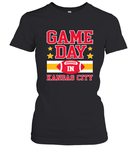 NFL Kansas City Game Day Football Home Team Women's T-Shirt Women's T-Shirt / Black / S Women's T-Shirt - HHHstores
