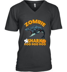 Zombie Shark Doo Doo Doo Halloween Shake Costume Lover Gifts Men's V-Neck
