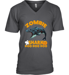 Zombie Shark Doo Doo Doo Halloween Shake Costume Lover Gifts Men's V-Neck Men's V-Neck - HHHstores
