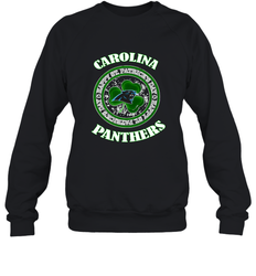 NFL Carolina Panthers Logo Happy St Patrick's Day Crewneck Sweatshirt