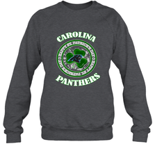 NFL Carolina Panthers Logo Happy St Patrick's Day Crewneck Sweatshirt Crewneck Sweatshirt - HHHstores