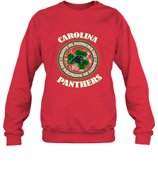 NFL Carolina Panthers Logo Happy St Patrick's Day Crewneck Sweatshirt Crewneck Sweatshirt - HHHstores