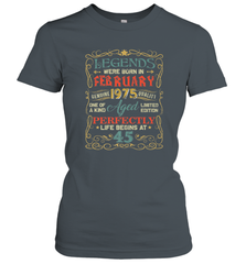 Legends Were Born In FEBRUARY 1975 45th Birthday Gifts Women's T-Shirt Women's T-Shirt - HHHstores