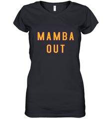 Mamba Out Limited Edition Farewell Tribute Women's V-Neck T-Shirt Women's V-Neck T-Shirt - HHHstores