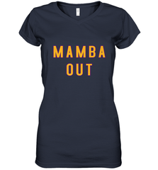 Mamba Out Limited Edition Farewell Tribute Women's V-Neck T-Shirt Women's V-Neck T-Shirt - HHHstores