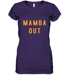 Mamba Out Limited Edition Farewell Tribute Women's V-Neck T-Shirt Women's V-Neck T-Shirt - HHHstores