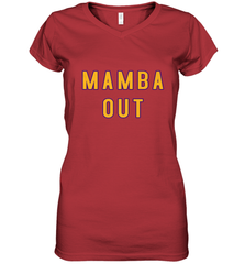 Mamba Out Limited Edition Farewell Tribute Women's V-Neck T-Shirt Women's V-Neck T-Shirt - HHHstores