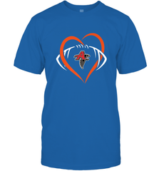 NFLAtlanta Falcons Heart Love Football Men's T-Shirt Men's T-Shirt - HHHstores