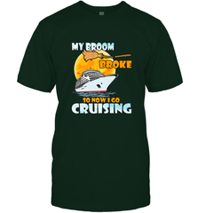 My broom broke so now i go cruising halloween witch Men's T-Shirt Men's T-Shirt - HHHstores