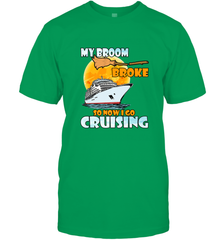My broom broke so now i go cruising halloween witch Men's T-Shirt Men's T-Shirt - HHHstores