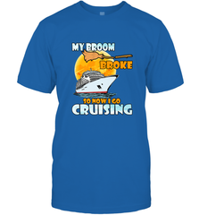 My broom broke so now i go cruising halloween witch Men's T-Shirt Men's T-Shirt - HHHstores