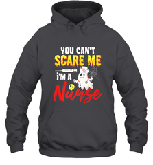 You Can't Scare Me I'm A Nurse Funny Halloween Witch Hat Hooded Sweatshirt Hooded Sweatshirt - HHHstores