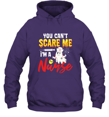 You Can't Scare Me I'm A Nurse Funny Halloween Witch Hat Hooded Sweatshirt Hooded Sweatshirt - HHHstores