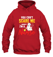 You Can't Scare Me I'm A Nurse Funny Halloween Witch Hat Hooded Sweatshirt Hooded Sweatshirt - HHHstores