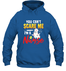 You Can't Scare Me I'm A Nurse Funny Halloween Witch Hat Hooded Sweatshirt Hooded Sweatshirt - HHHstores
