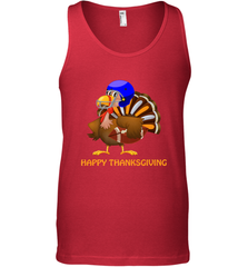 Cool Happy Thanksgiving Football Shirt Gobble Player Turkey Men's Tank Top Men's Tank Top - HHHstores