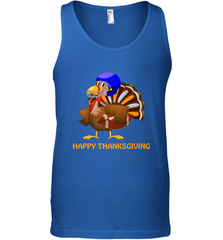 Cool Happy Thanksgiving Football Shirt Gobble Player Turkey Men's Tank Top Men's Tank Top - HHHstores