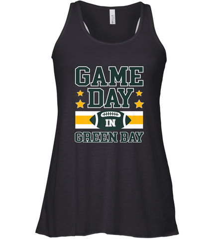 NFL Green Bay WI. Game Day Football Home Team Women's Racerback Tank Women's Racerback Tank / Black / XS Women's Racerback Tank - HHHstores
