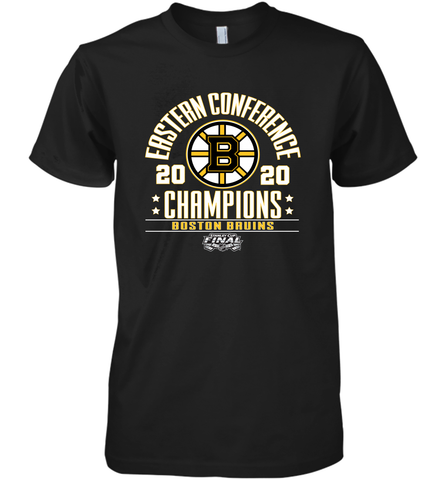 NHL Boston Bruins Fanatics 2020 Eastern Conference Champions Defensive Zone Men's Premium T-Shirt Men's Premium T-Shirt / Black / XS Men's Premium T-Shirt - HHHstores