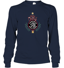 NBA Toronto Raptors Logo merry Christmas gilf Long Sleeve T-Shirt Long Sleeve T-Shirt - HHHstores