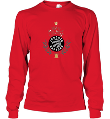 NBA Toronto Raptors Logo merry Christmas gilf Long Sleeve T-Shirt Long Sleeve T-Shirt - HHHstores