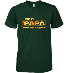 The best Papa in the galaxy Men's Premium T-Shirt Men's Premium T-Shirt - HHHstores