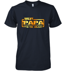 The best Papa in the galaxy Men's Premium T-Shirt Men's Premium T-Shirt - HHHstores