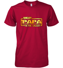 The best Papa in the galaxy Men's Premium T-Shirt Men's Premium T-Shirt - HHHstores