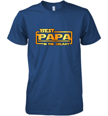The best Papa in the galaxy Men's Premium T-Shirt Men's Premium T-Shirt - HHHstores