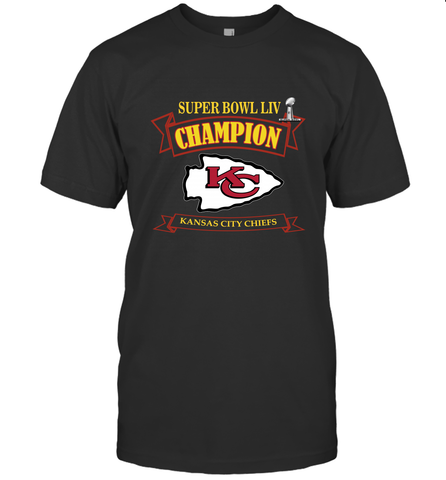 Kansas City Chiefs NFL Pro Line by Fanatics Super Bowl LIV Champions Men's T-Shirt Men's T-Shirt / Black / S Men's T-Shirt - HHHstores