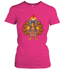 Cool Turkey Football Feathers Funny Thanksgiving Sports Gift Women's T-Shirt Women's T-Shirt - HHHstores