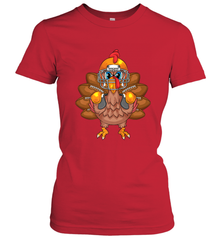 Cool Turkey Football Feathers Funny Thanksgiving Sports Gift Women's T-Shirt Women's T-Shirt - HHHstores