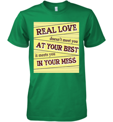 Real love funny quotes for valentine (2) Men's Premium T-Shirt Men's Premium T-Shirt - HHHstores