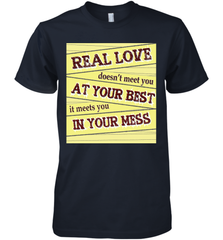 Real love funny quotes for valentine (2) Men's Premium T-Shirt Men's Premium T-Shirt - HHHstores