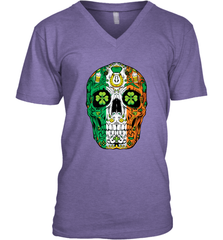 Sugar Skull Leprechaun T Shirt St Patricks Day Women Men Tee Men's V-Neck Men's V-Neck - HHHstores