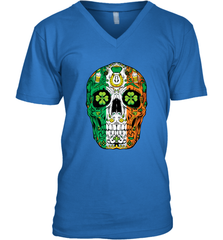 Sugar Skull Leprechaun T Shirt St Patricks Day Women Men Tee Men's V-Neck Men's V-Neck - HHHstores