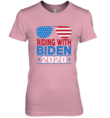 Riding With Biden Joe Biden 2020 For President Vote Gift Women's Premium T-Shirt Women's Premium T-Shirt - HHHstores