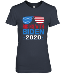 Riding With Biden Joe Biden 2020 For President Vote Gift Women's Premium T-Shirt Women's Premium T-Shirt - HHHstores