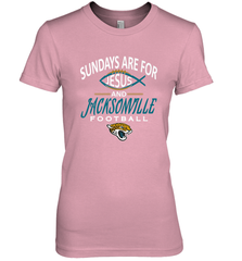 Sundays Are For Jesus and Jacksonville Funny Football Women's Premium T-Shirt Women's Premium T-Shirt - HHHstores