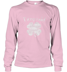 Vintage Fitzgerald Irish Shamrock St Patty's Day Long Sleeve T-Shirt Long Sleeve T-Shirt - HHHstores