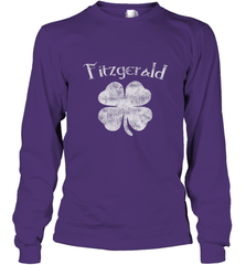Vintage Fitzgerald Irish Shamrock St Patty's Day Long Sleeve T-Shirt Long Sleeve T-Shirt - HHHstores