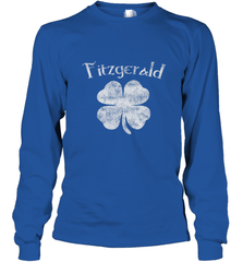 Vintage Fitzgerald Irish Shamrock St Patty's Day Long Sleeve T-Shirt Long Sleeve T-Shirt - HHHstores