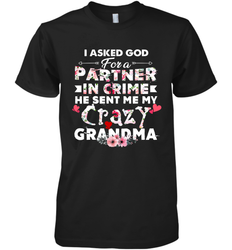 God sent me crazy grandma design Men's Premium T-Shirt