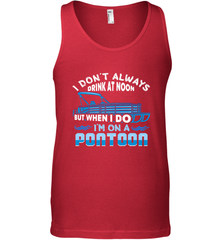 I Don't Always Drink At Noon But When I Do I'm On A Pontoon Men's Tank Top Men's Tank Top - HHHstores