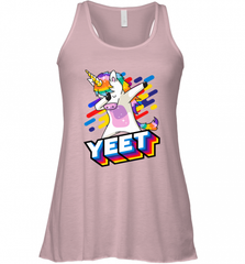 Colorful Dabbing Dancing Unicorn Celebration Yeet Women's Racerback Tank Women's Racerback Tank - HHHstores