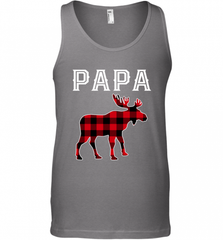 Papa Moose Red Plaid Christmas Pajama Men's Tank Top Men's Tank Top - HHHstores